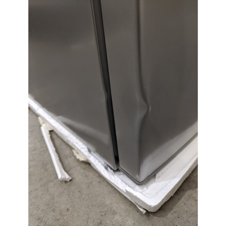 GRADE A3 - INDESIT I55TM4110X 213 Litre Freestanding Fridge Freezer Top Mount 80/20 Split Low Frost 55cm Wide - Stainless Steel