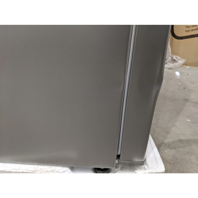 GRADE A3 - INDESIT I55TM4110X 213 Litre Freestanding Fridge Freezer Top Mount 80/20 Split Low Frost 55cm Wide - Stainless Steel