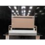 GRADE A2 - White Wall Mounted Electric Fireplace with LED Light Storage Shelf - Amberglo