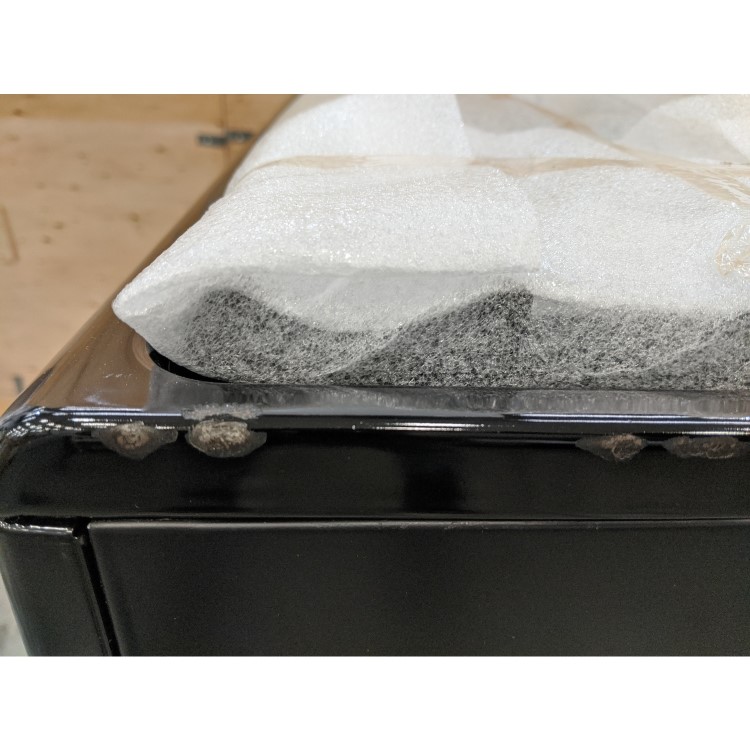 GRADE A3 - Smeg BU93BL Burghley 90cm Dual Fuel Range Cooker - Black