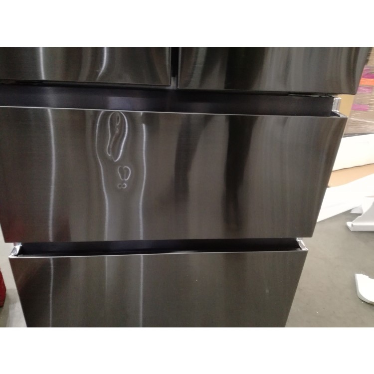 GRADE A3 - Haier HB16WSNAA Freestanding Multi-door Fridge Freezer with Water Dispenser - Graphite