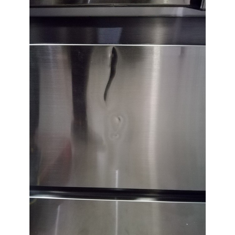 GRADE A3 - Haier HB16WSNAA Freestanding Multi-door Fridge Freezer with Water Dispenser - Graphite
