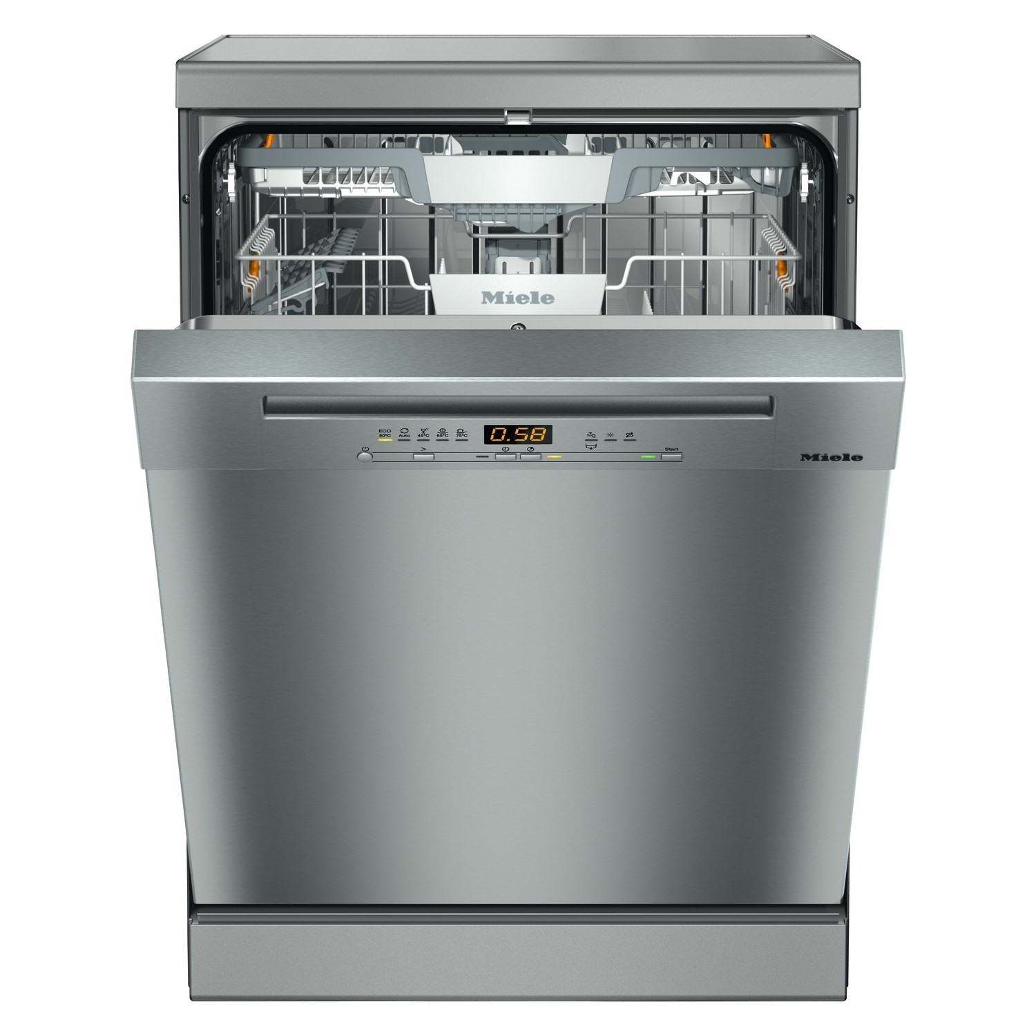 Miele G5200-Series Freestanding Dishwasher - Stainless Steel