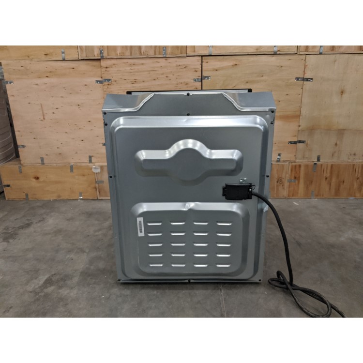 GRADE A3 - Belling BI702FP Built-under Fan Double Oven With Programmable Timer - Stainless Steel