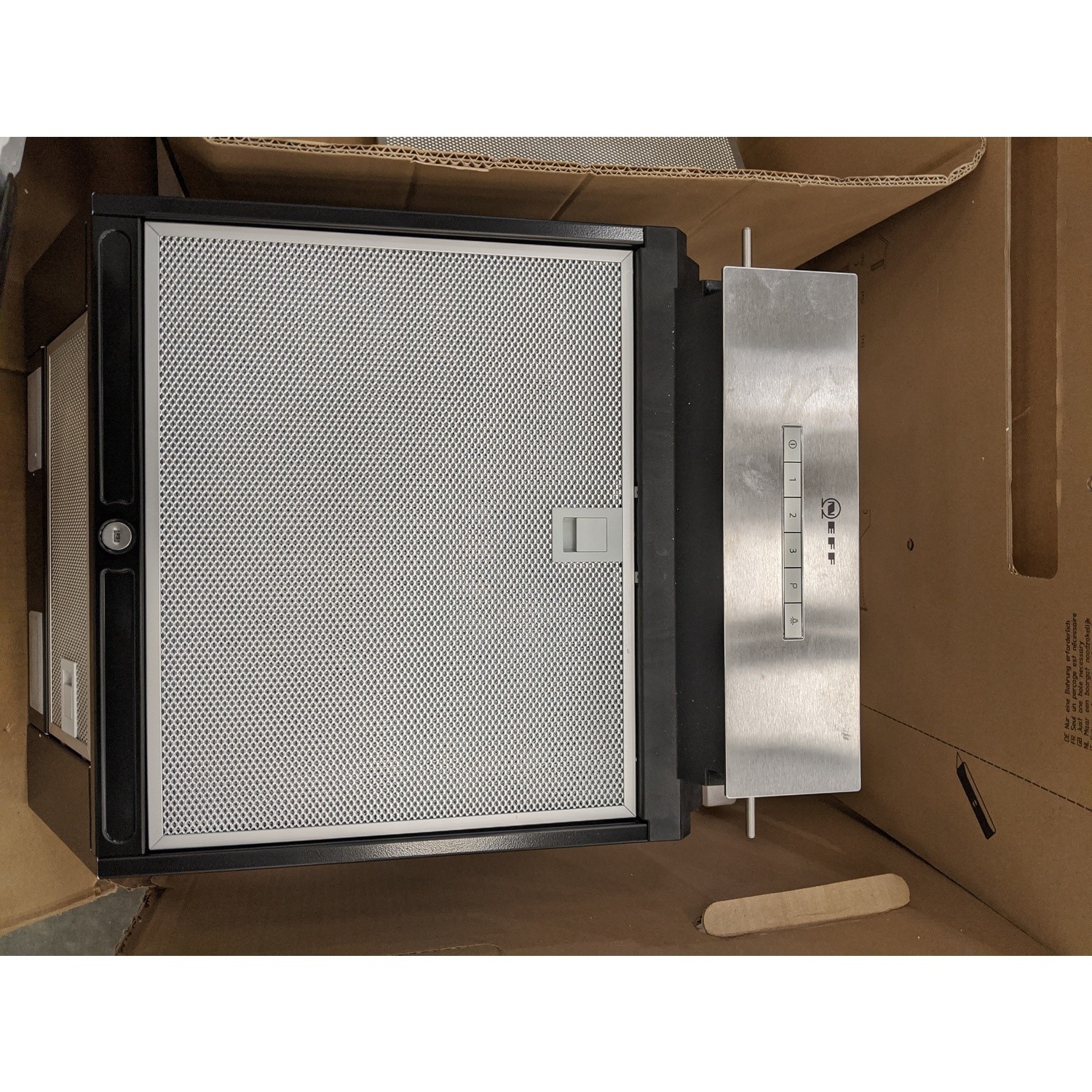 Grade A3 Neff D85iee1s0b N30 80cm Angled Cooker Hood Black 1 D85iee1s0b Appliances Direct Grade A3 Neff D85iee1s0b N30 80cm Angled Cooker Hood Black 1 D85iee1s0b Appliances Direct