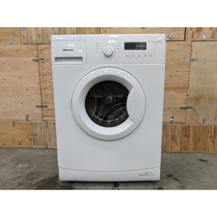 GRADE A3 - Hisense WFXE7012 7kg 1200rpm Freestanding Washing Machine - White