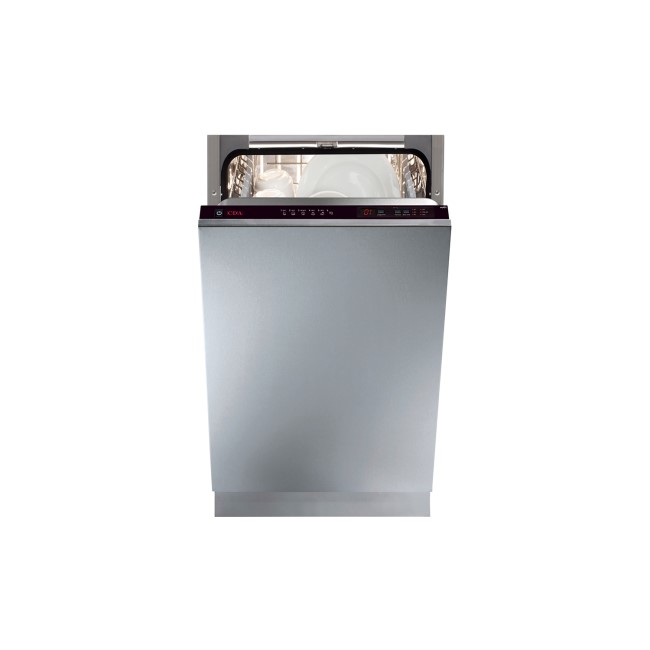 GRADE A3 - CDA WC432 10 Place Slimline Fully Integrated Dishwasher
