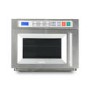 GRADE A2 - electriQ 1800W 30L Programmable Commercial Microwave for Commercial Kitchens & Catering - Stainless Steel