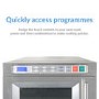 GRADE A2 - electriQ 1800W 30L Programmable Commercial Microwave for Commercial Kitchens & Catering - Stainless Steel