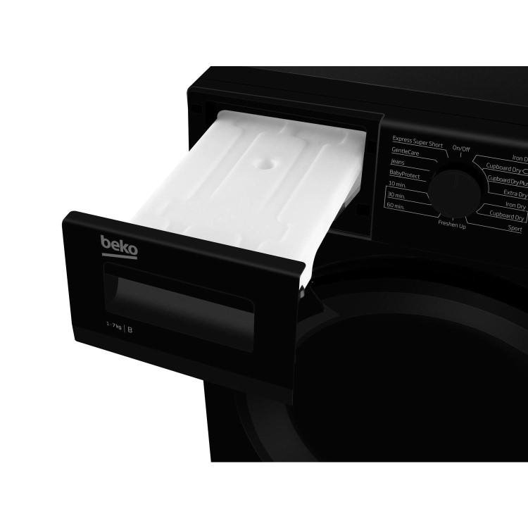 Beko DTGC7000B 7kg Freestanding Condenser Tumble Dryer - Black