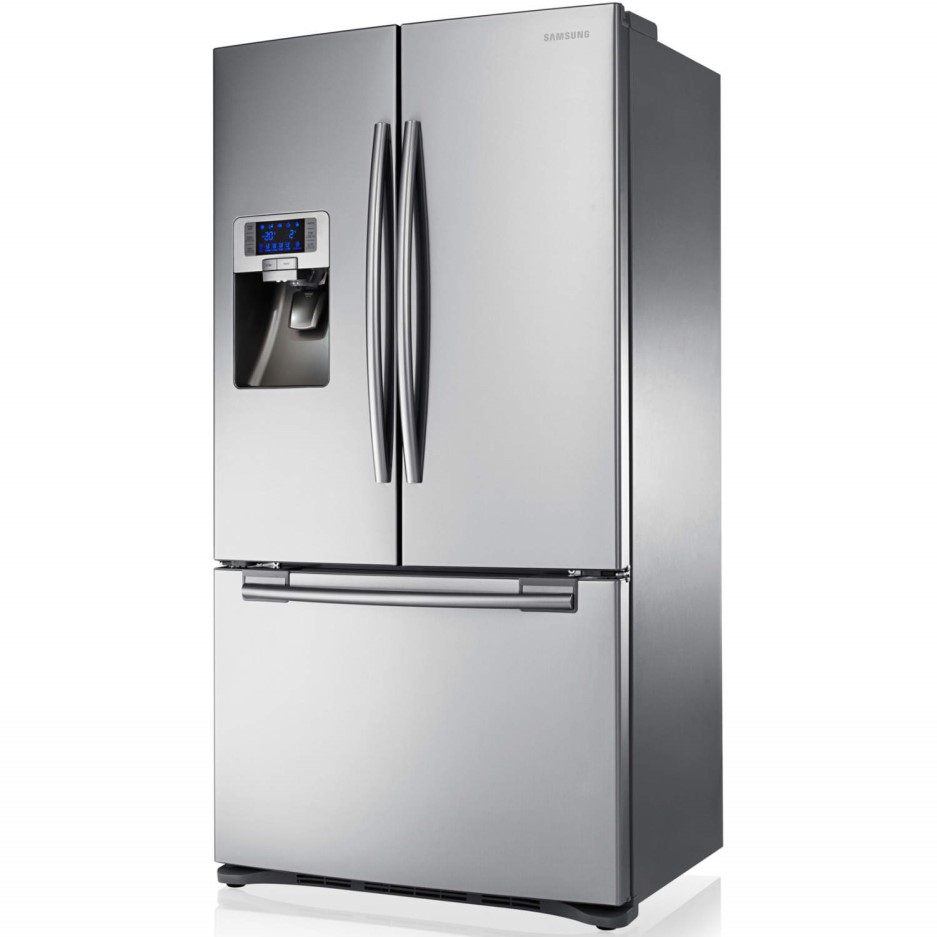 Samsung RFG23UERS1 520L American Style Freestanding Fridge Freezer Frost Free 3 Door 91cm Wide