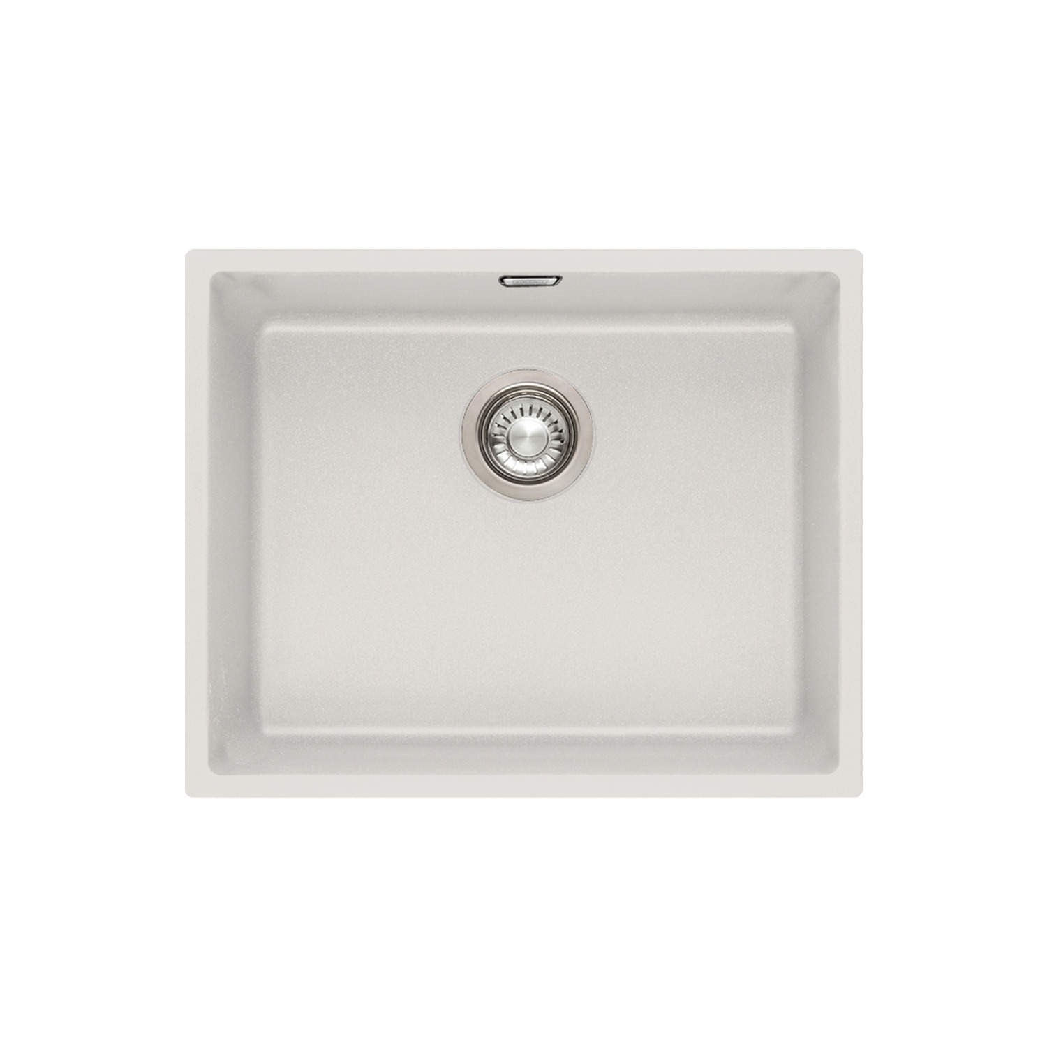 Single Bowl Undermount White Composite Kitchen Sink - Franke Siruis