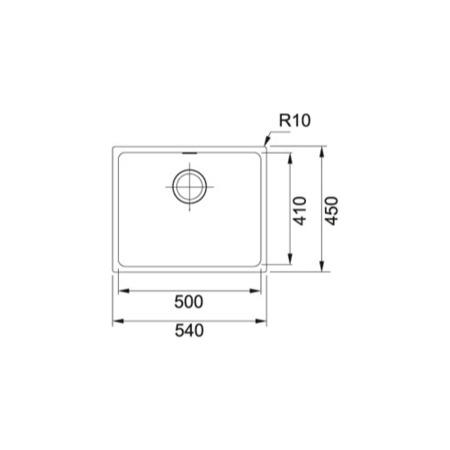 Single Bowl Undermount Coffee Composite Large Kitchen Sink - Franke Sirius
