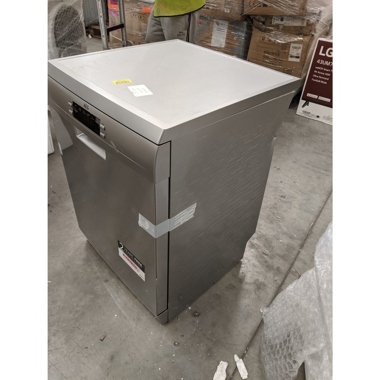GRADE A3 - AEG FFE62620PM 13 Place Freestanding Dishwasher - Silver