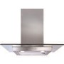 GRADE A2 - CDA ECN62SS 60cm Chimney Cooker Hood With Flat Glass Canopy - Stainless Steel