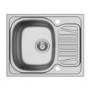 GRADE A1 - Box Opened Essence Ava Single Bowl Reversible Drainer Stainless Steel Chrome Kitchen Sink