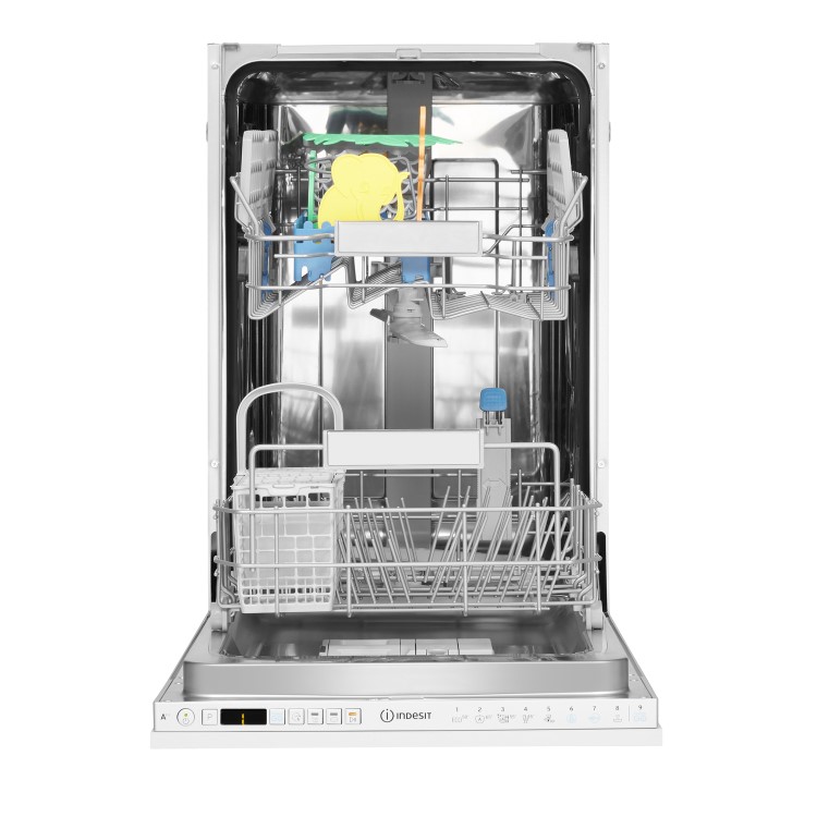 INDESIT DSIO3T224EZ Slimline 10 Place Fully Integrated Dishwasher With Quick Wash