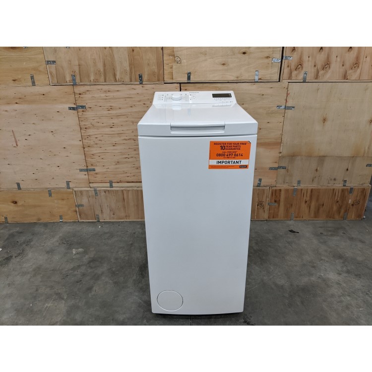 GRADE A3 - Hotpoint WMTF722H Aquarius 7kg 1200rpm Top Loading Freestanding Washing Machine - White