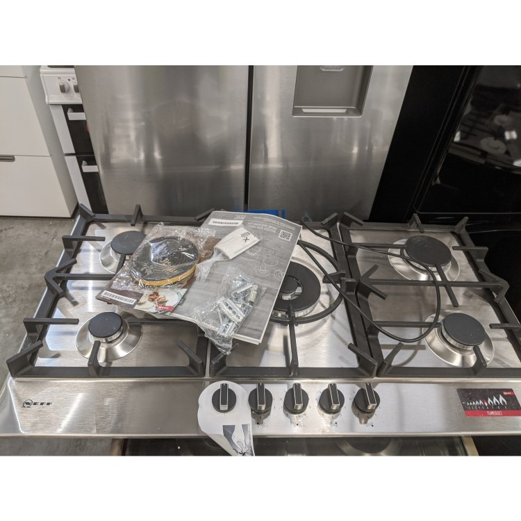Refurbished Neff T29DS69N0 N70 90cm 5 Burner Gas Hob Stainless Steel