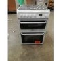 GRADE A3 - Hotpoint HAGL60P 60cm Double Oven Gas Cooker With Lid White