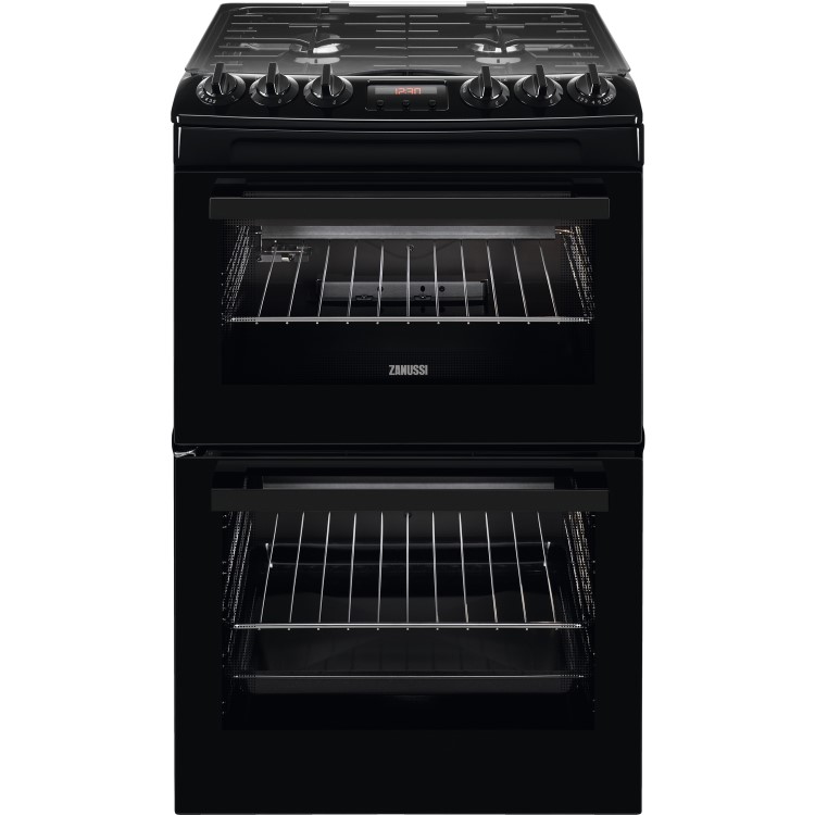 Zanussi 55cm Gas Cooker - Black