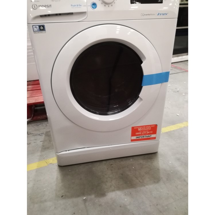 GRADE A3 - Indesit BDE861483XWUKN 8kg Wash 6kg Dry 1400rpm Freestanding Washer Dryer - White