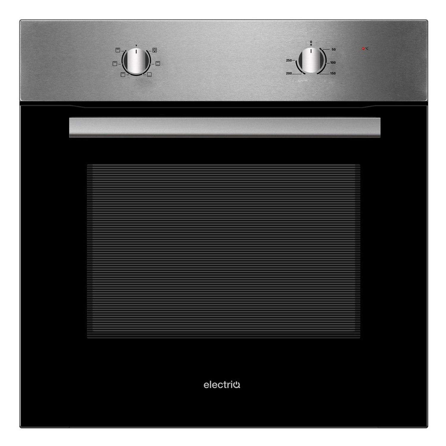 Refurbished electriQ EQOVENM1 60cm Single Built In Electric Oven Stainless Steel