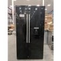 GRADE A3 - Beko ASD241B Frost Free Black American Fridge Freezer With Non-plumbed Water Dispenser  - Black