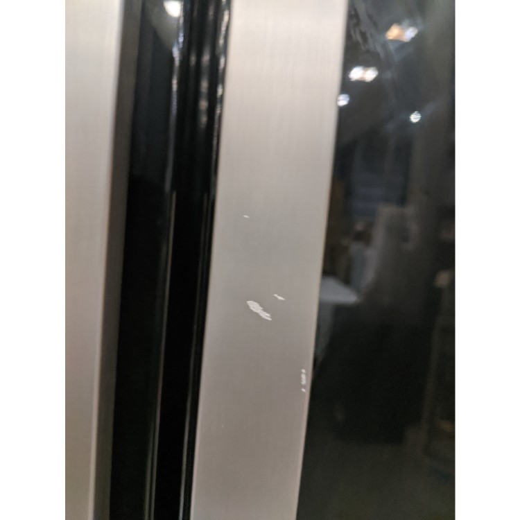 GRADE A3 - Beko ASD241B Frost Free Black American Fridge Freezer With Non-plumbed Water Dispenser  - Black