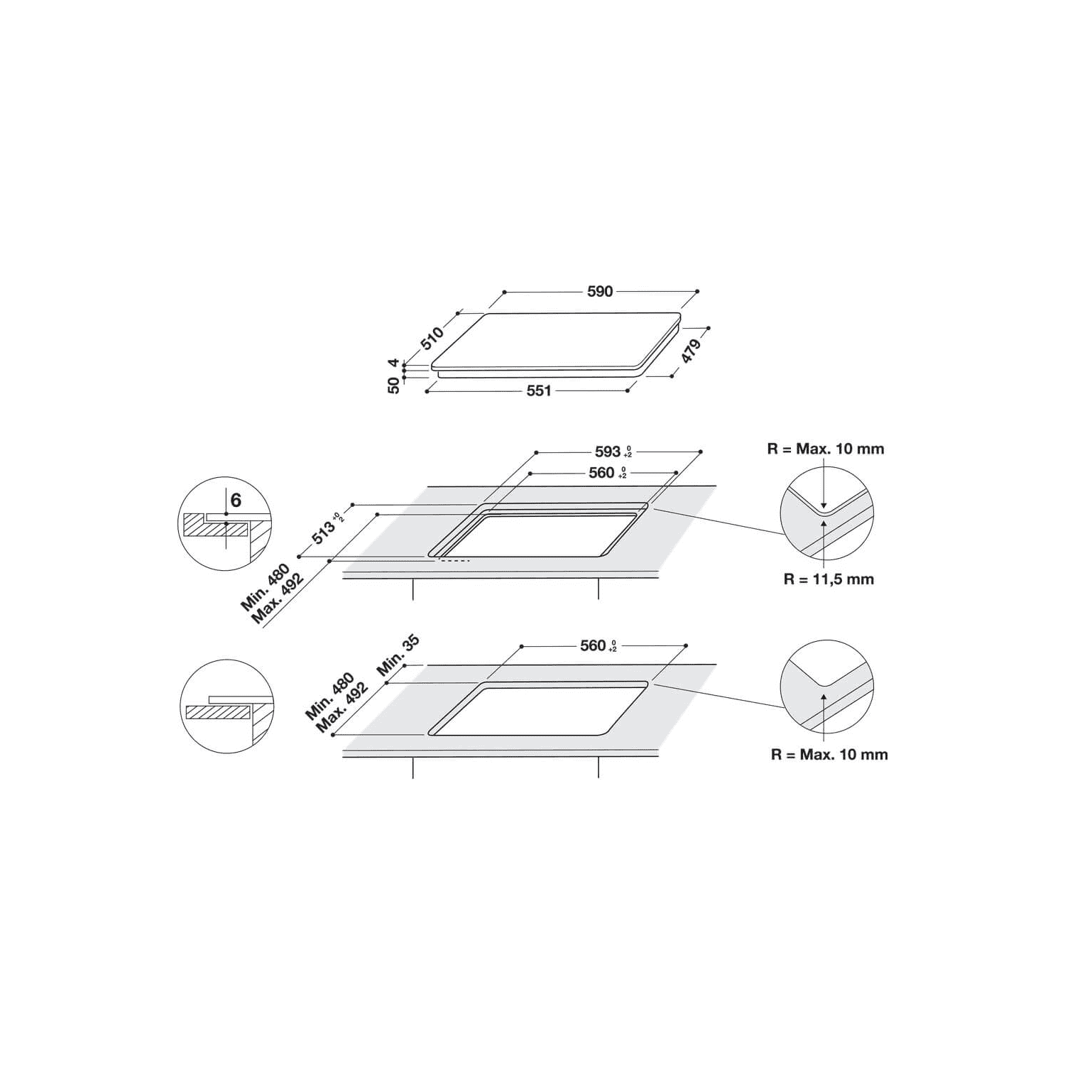 Tq1460sne hotpoint induction discount hob