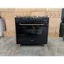 GRADE A3 - Montpellier MR91DFMK 90cm Single Cavity Dual Fuel Range Cooker - Black