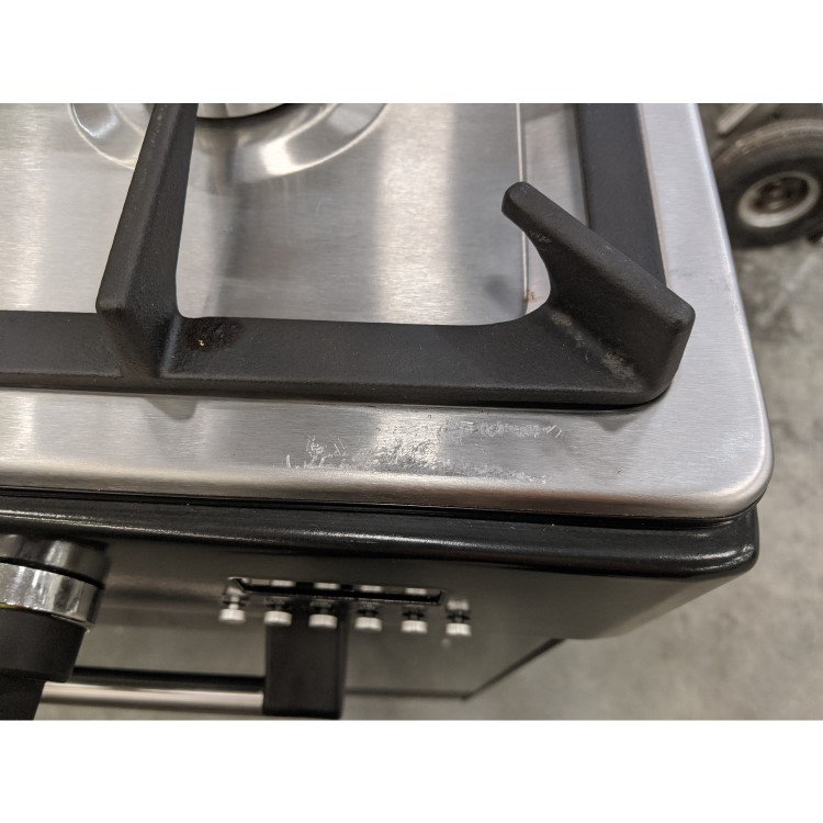 GRADE A3 - Montpellier MR91DFMK 90cm Single Cavity Dual Fuel Range Cooker - Black