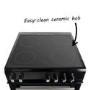 Refurbished electriQ EQEC60B5 60cm Double Oven Electric Cooker Black