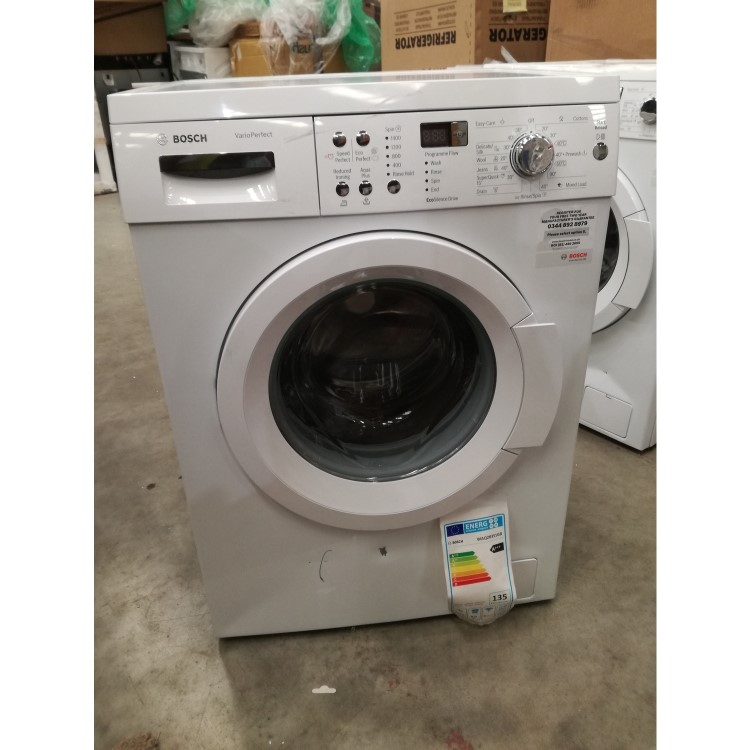 GRADE A3 - Bosch WAQ283S1GB VarioPerfect 8kg 1400rpm A+++ Freestanding Washing Machine - White