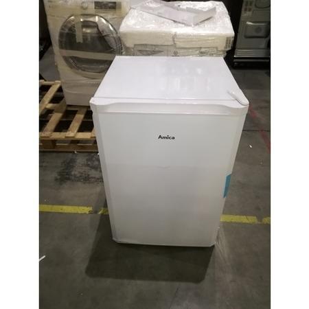GRADE A3 - Amica FM1333 Freestanding Under Counter Fridge With Ice Box - White