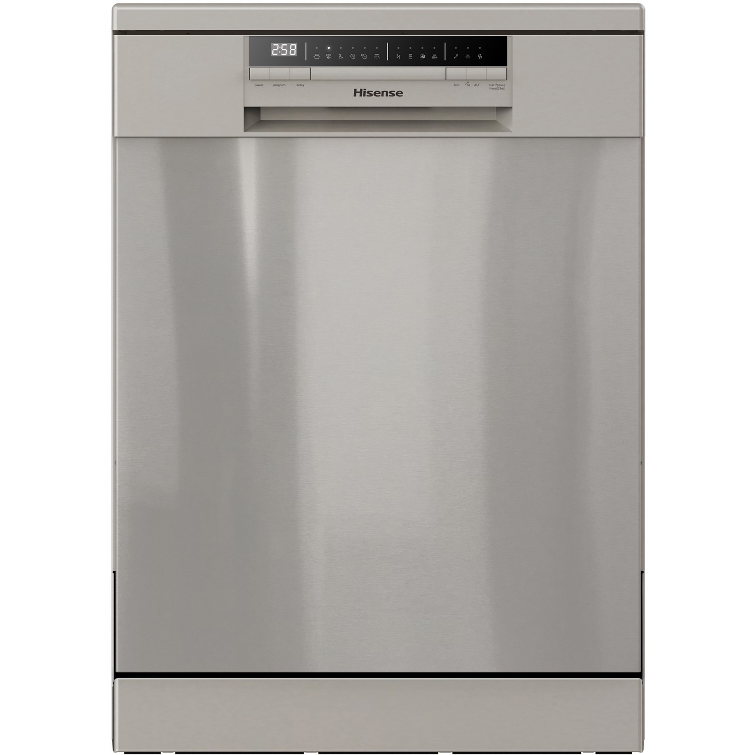 Hisense HS60240XUK 13 Place Freestanding Dishwasher - Stainless Steel