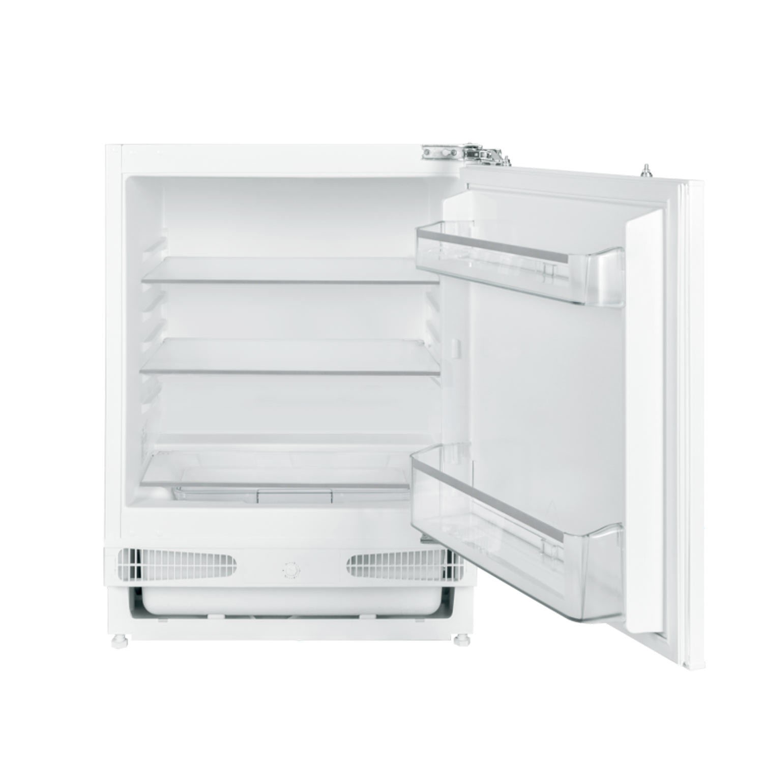 Refurbished electriQ EQBUINTFRIDGE Integrated 133 Litre Under Counter Fridge White