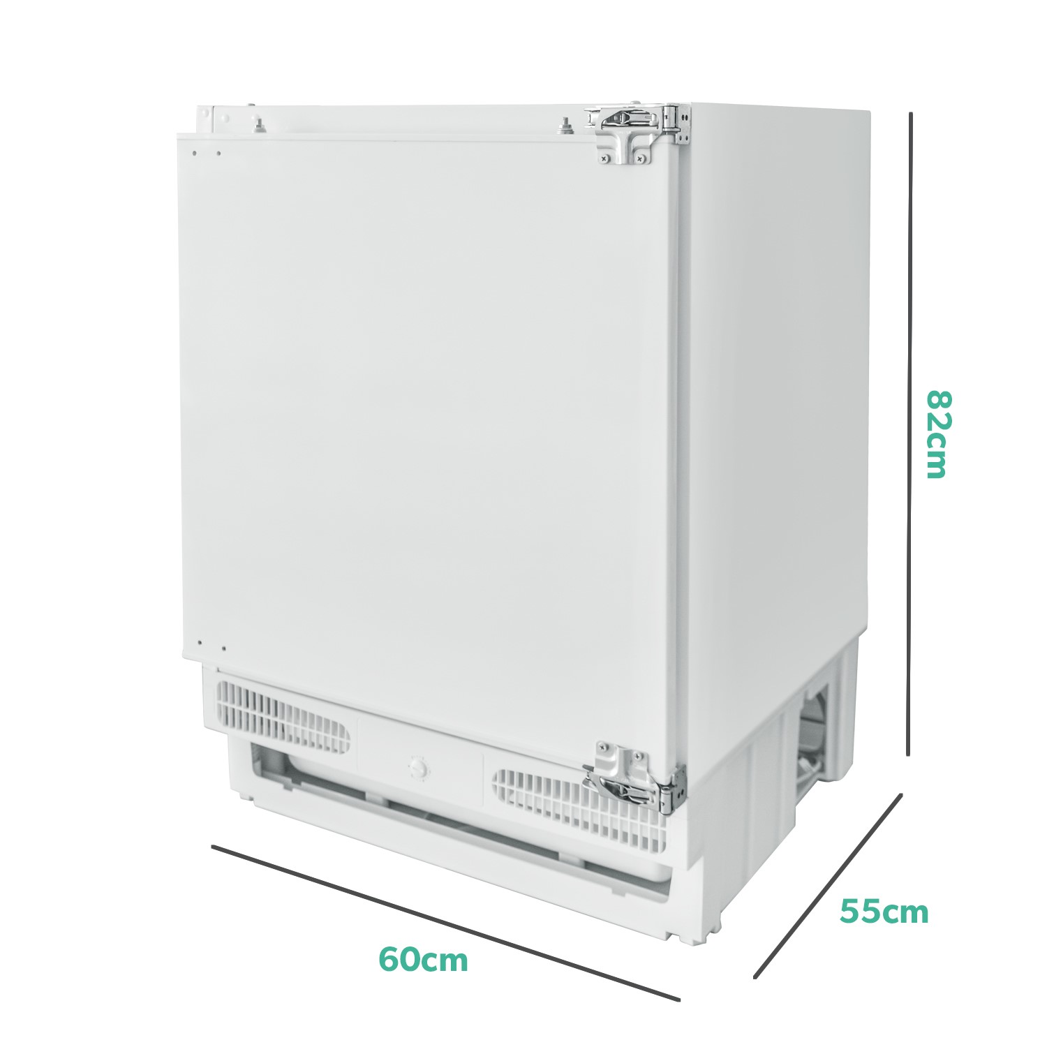 electriQ 133 Litre Integrated Under Counter Fridge EQBUINTFRIDGE Appliances Direct