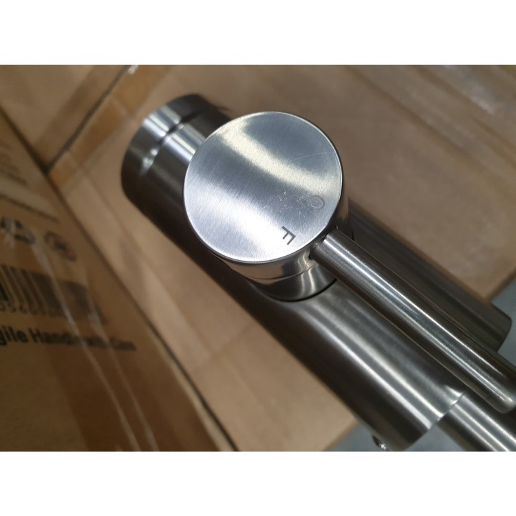 GRADE A2 - Abode PT1002 Pronteau Profile 4 in 1 Instant Hot & Filtered Water Tap - Brushed Nickel