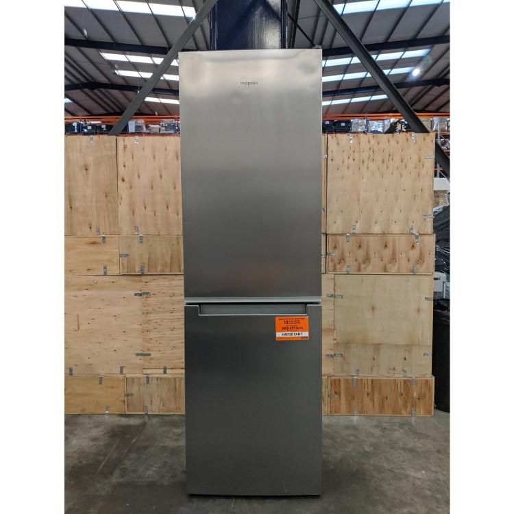 GRADE A3 - Hotpoint H3T811IOX1 338 Litre Freestanding Fridge Freezer 70/30 Split Low Frost 60cm Wide - Optic Inox
