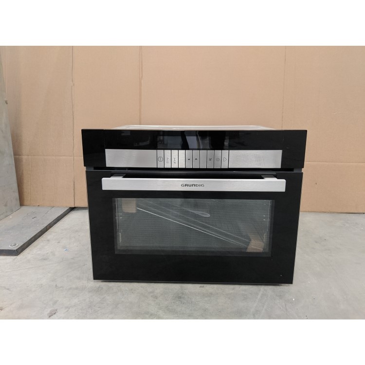 GRADE A3 - Grundig GEKD47000B 45cmHeight Multifunction Oven With Steam Assist - Black