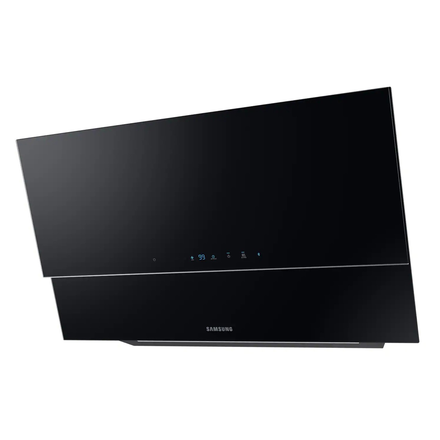 Samsung Black 90Cm Angled Chimney Cooker Hood Size 89.8