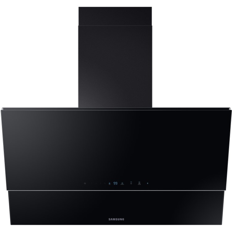 Refurbished Samsung NK36N9804VB 90cm Angled Chimney Cooker Hood Black