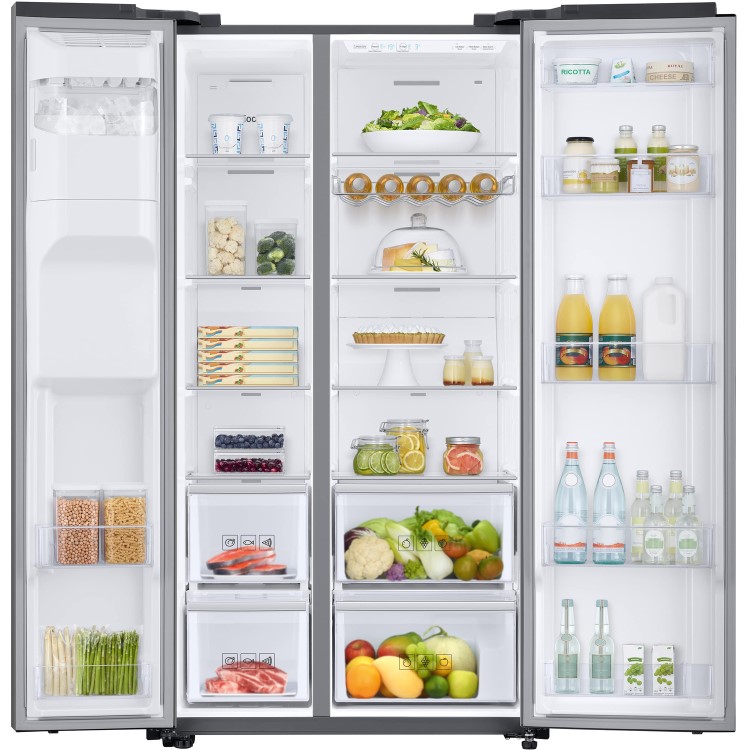 Samsung RS68N8230B1 Side-by-side American Fridge Freezer With Ice & Water Dispenser - Black