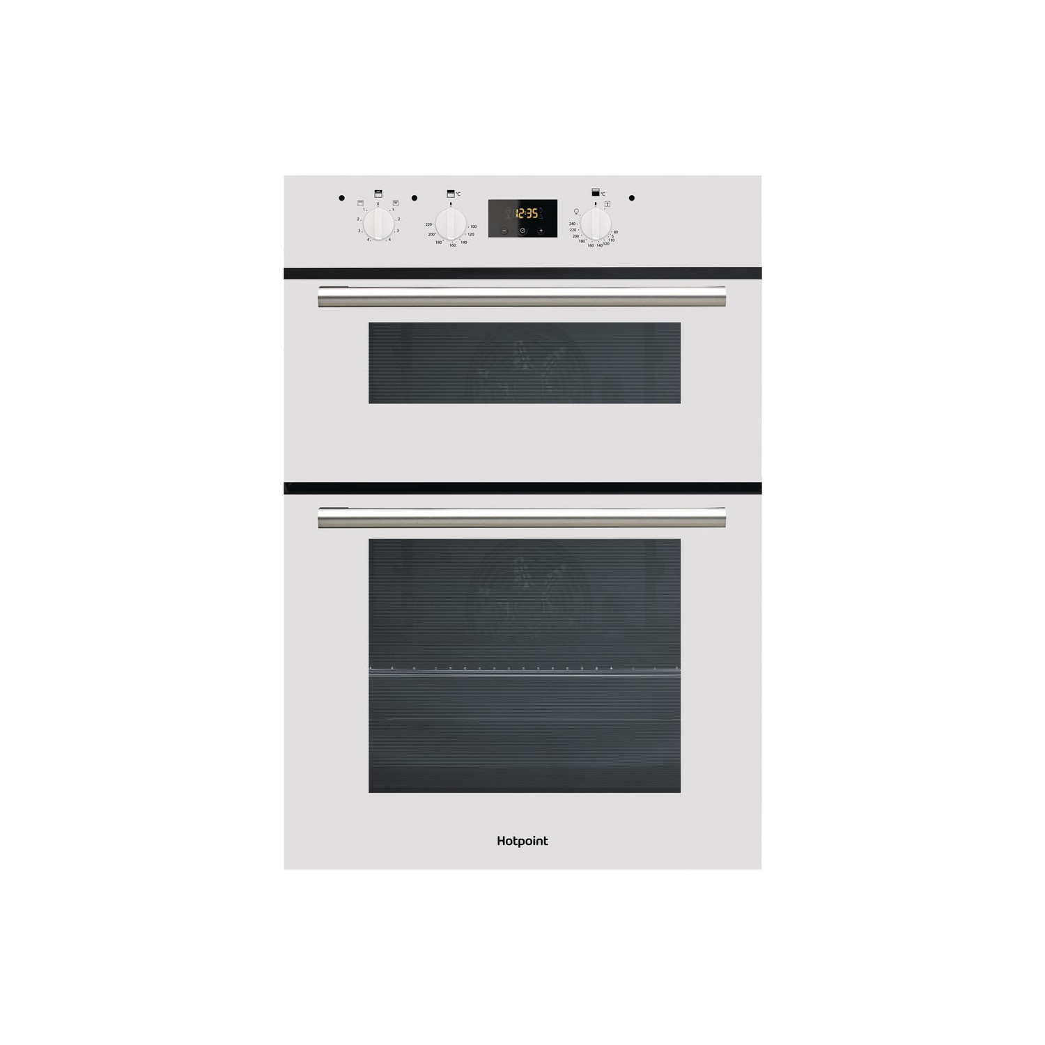 Refurbished Hotpoint Newstyle DD2540WH 60cm Double Built In Electric Oven White