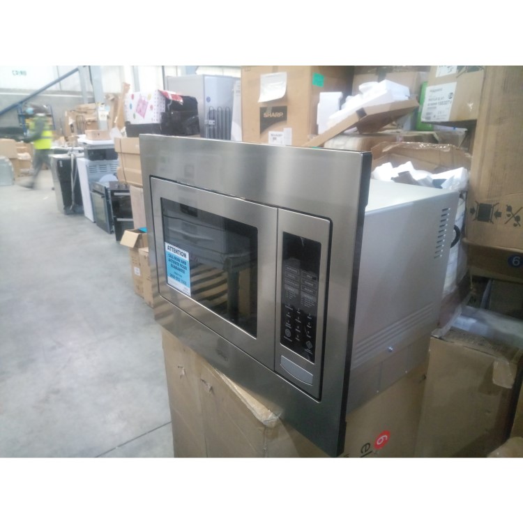 GRADE A2 - Belling BIMW60 Built-in Microwave Oven For A 60cm Wide Cabinet - Stainless Steel