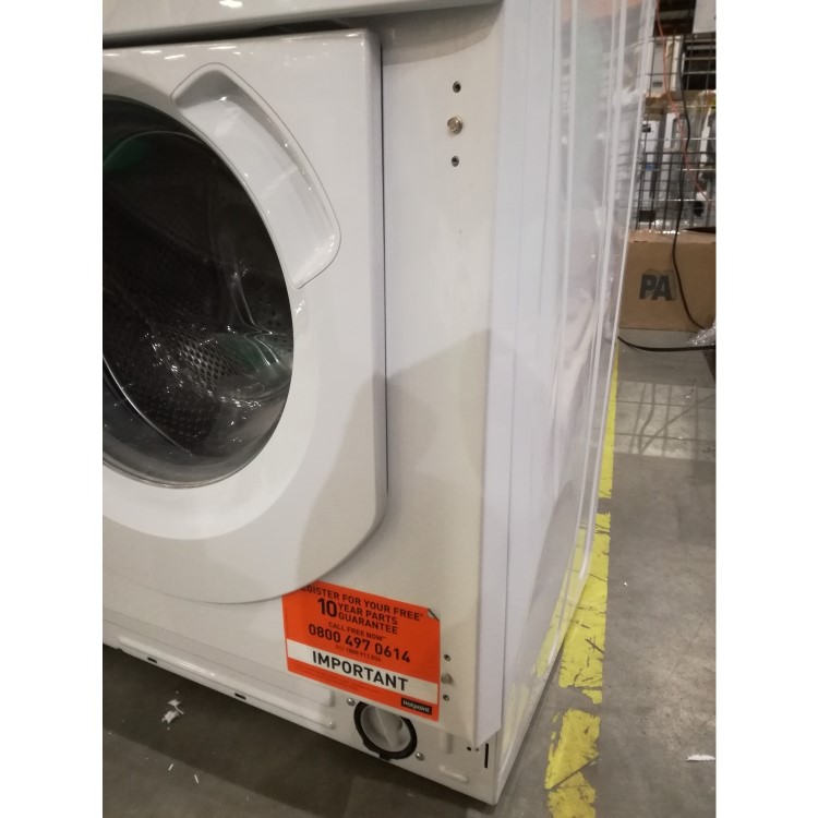 GRADE A3 - HOTPOINT BIWMHG71284 7kg 1200rpm Integrated Washing Machine - White