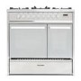 Refurbished Montpellier MRT91DFMX 90cm Dual Fuel Range Cooker Stainless Steel