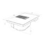 Refurbished Elica NikolaTesla Prime NIKOLATESLA_PRIME_RC 83cm Induction Venting Hob Black 