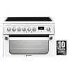GRADE A2 - Hotpoint HUE61PS Ultima 60cm Double Oven Electric Cooker with Ceramic Hob - White